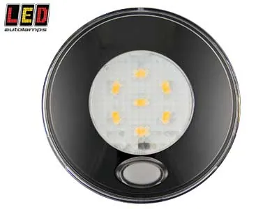 LED AUTOLAMPS Apvalus LED Salono Šviestuvas 24V 280lm su Šiltos Baltos Šviesos Funkcija