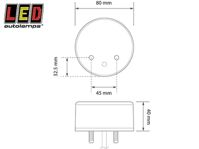 LED AUTOLAMPS Priekinis LED Posūkio/Gabarito Žibintas su 34 LED Diodais, 12V, ECE Sertifikatas - Attēls 2