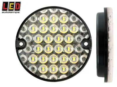 LED AUTOLAMPS Apvalus LED Atbulinės Eigos Žibintas ECE IP67 - Ledbarzibintai.lt