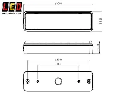 LED Autolamps Reguliuojamas Saugos Signalizacijos Blokas (2 kanalų, 12-24V) - Techninis Valdiklis Avariniams Žibintams - Attēls 3