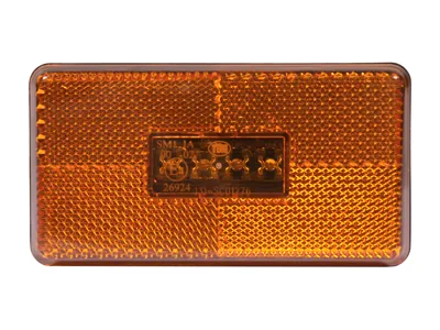 LED Geltonas šoninis gabaritinis žibintas Scania P/G/R/T sunkvežimiams su reflektoriumi, 24V, 4 LED