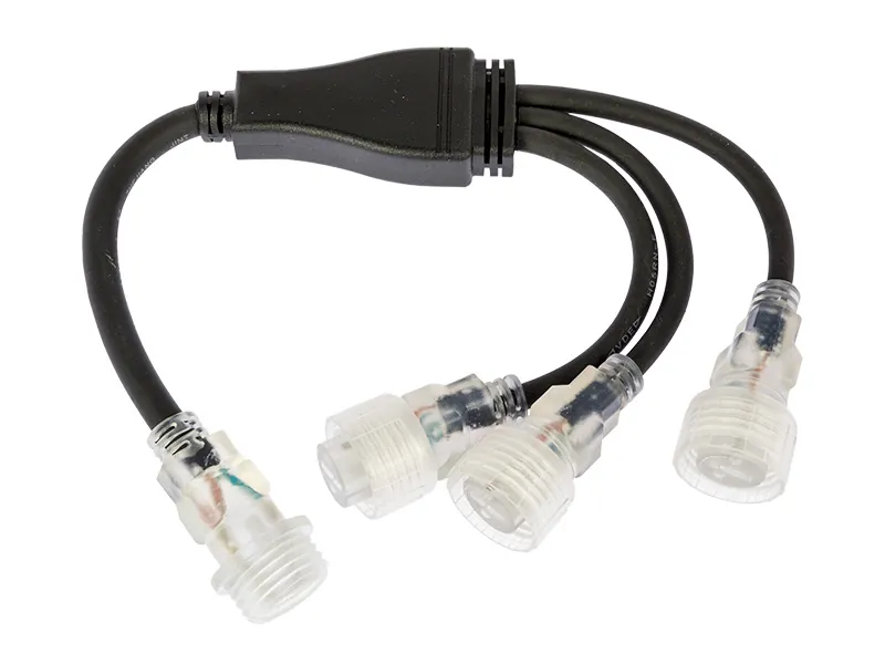 LEDWISE Y-Branch Šakotuvas Trims LED Juostoms - 12 Mėnesių Garantija