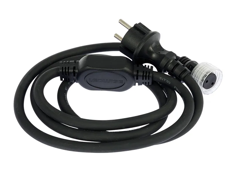 LEDWISE WORK Maitinimo Kištukas LED Juostoms - Iki 50m Ilgio Apšvietimui - 12 Mėn. Garantija