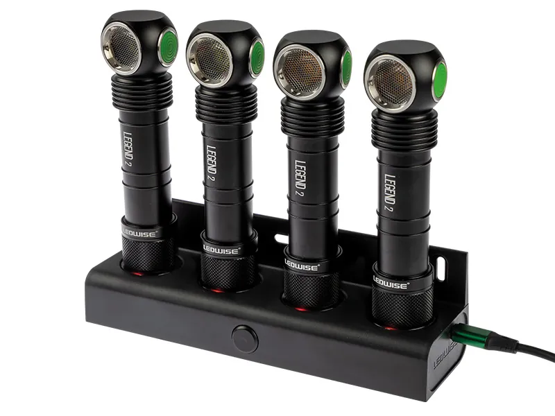 LEDWISE USB įkrovimo stotelė Legend 2 žibintuvėliams, 5V įtampa, 160x46x46mm, magnetinis tvirtinimas - Attēls 2