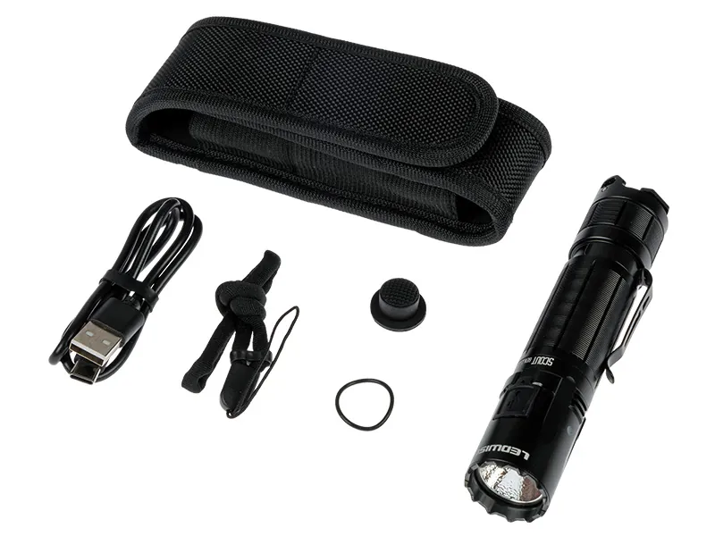 LEDWISE SCOUT GEN 2 - Taktinis Rankinis LED Žibintuvėlis, 3300lm, 6000K, USB-C Įkrovimas - Attēls 4