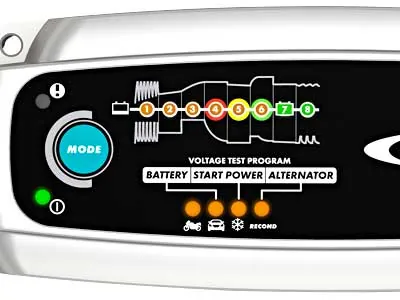 CTEK MXS 5.0 TEST & CHARGE Automatinis Akumuliatorių Įkroviklis 12V IP65 - Attēls 3