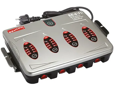 BENTON BX6 Profesionalus Akumuliatorių Įkroviklis 4x4A 12V Automatinis