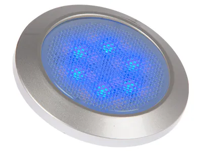 LED Apvalus Salono Šviestuvas - 12V, 120+60lm, Dviejų Spalvų Režimas, Paviršinis Montavimas - Attēls 2