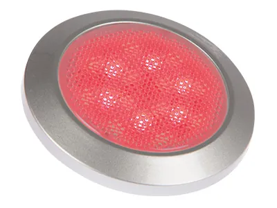 Dviejų spalvų LED salono apšvietimas su dienos/nakties režimu, 12V, 120+60lm, sidabro korpusas - Attēls 2