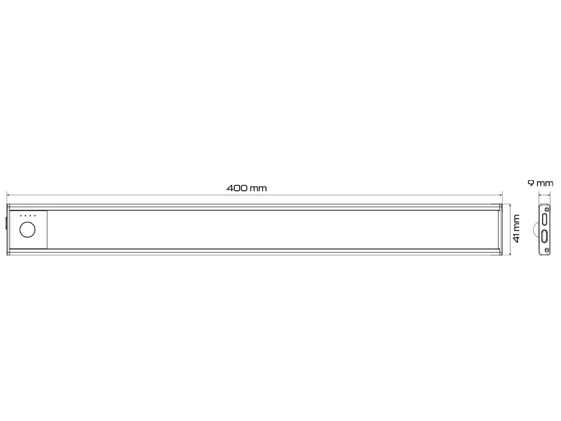 AUTOLINE Įkraunamas LED Salono Apšvietimas su Judesio Jutikliu - 71 LED, 1500mAh, Magnetinis Tvirtinimas - Attēls 3