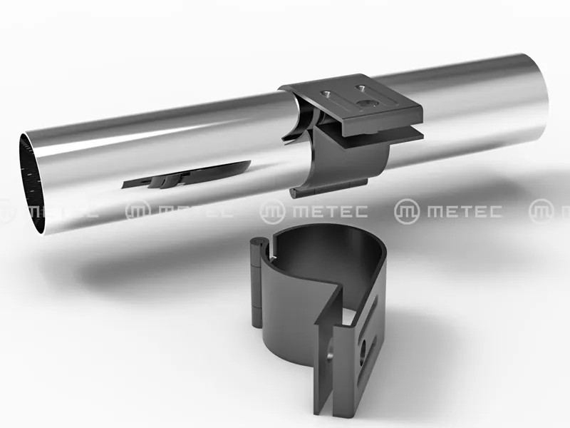 METEC Apkabos Tipo Laikiklis 76mm Nerūdijančio Plieno - Ledbarzibintai.lt