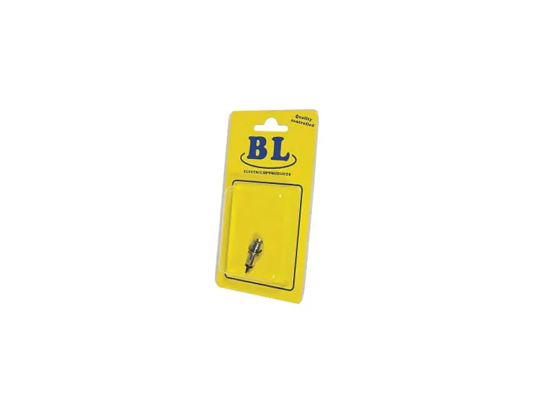 LED kontrolinė lemputė raudona 12V, Ø8mm, chromuota - Ledbarzibintai.lt