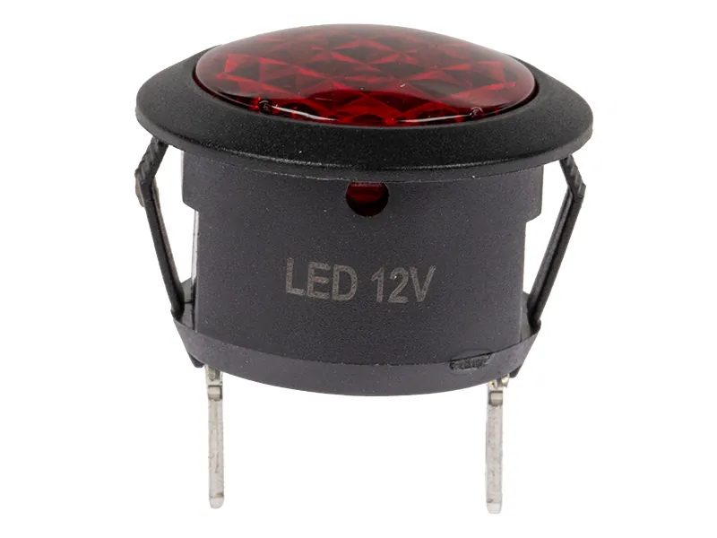 C-PWR LED kontrolinė lemputė raudona 12V, Ø20mm - Attēls 4