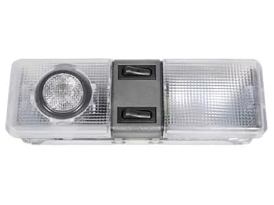 HELLA Indoor Light Vidaus Apšvietimo Šviestuvas su 2 Jungikliais, 12/24V, Įleidžiamas Montavimas