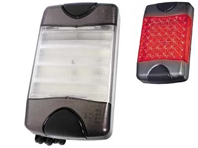 HELLA LED Galinis Žibintas - Vertikalus Montavimas, 24 LED, 9-33V, ASA Korpusas