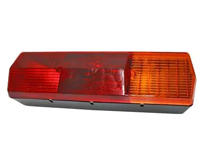 HELLA Galinis Žibintas - Trijų Kamerų, Dešinysis, Tinka MB, Scania, Volvo, 330x95x78mm