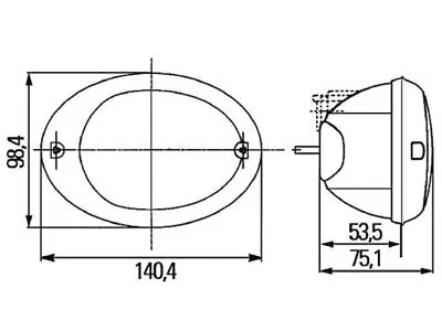 HELLA 3 Funkcijų Galinis Žibintas (stabdymo-galinis-posūkio) 12V P21/5W E4 sertifikuotas - Attēls 2