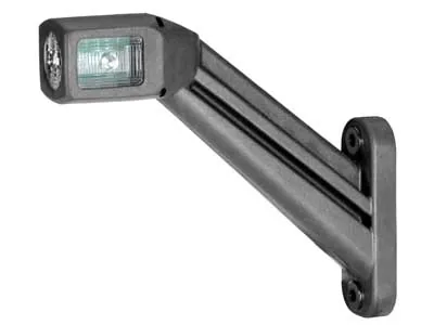 HELLA LED Šoninis Gabaritinis Žibintas, Trijų Spalvų (Balta-Raudona-Gintarinė), 12/24V, ADR/GGVS Sertifikuotas