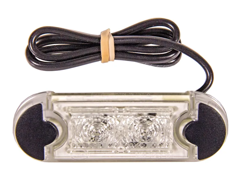 HELLA Raudonas LED šoninis gabaritinis žibintas, 0.5W, 12-24V, ECE sertifikuotas, įleidžiamas montavimas