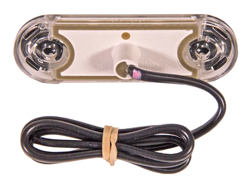 HELLA Raudonas LED šoninis gabaritinis žibintas, 0.5W, 12-24V, ECE sertifikuotas, įleidžiamas montavimas - Attēls 2