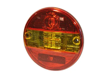 TALMU LED galinis žibintas, 10-30V, D-patvirtintas, apvalus, atsparus vandeniui (SKU: 344100-501)