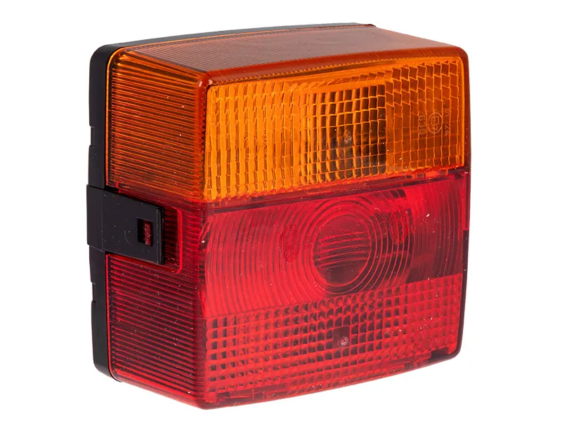 HELLA 3 funkcijų galinis žibintas - stabdžio, posūkio ir numerio šviesa (100x98x55mm)