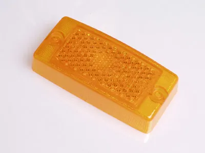 HELLA Extra Glass Cover - Atsarginis stiklas šoniniams gabaritiniams žibintams, 124x61,5mm