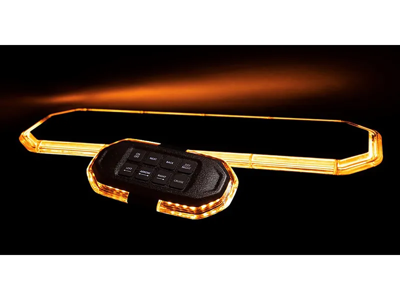 Radiant LED Švyturėlių Skydelis - 12 mirksėjimo režimų, IP67, 10-30V, ECE R65 sertifikuotas - Attēls 3