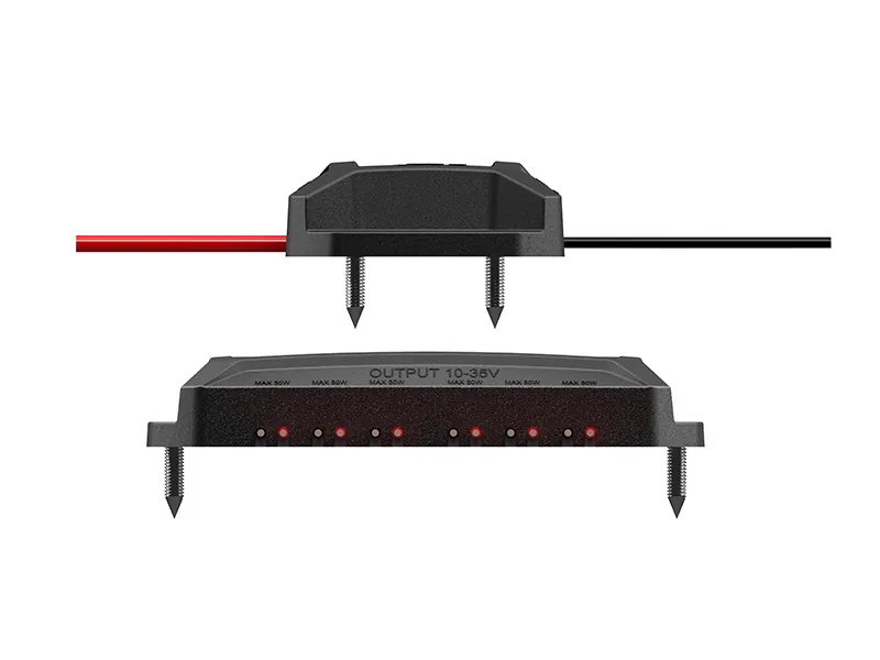 STRANDS CRUISE LIGHT STROBE CONTROLLER - Universalus 12 blyksnių valdiklis, 10-35V, vandeniui atsparus - Attēls 2