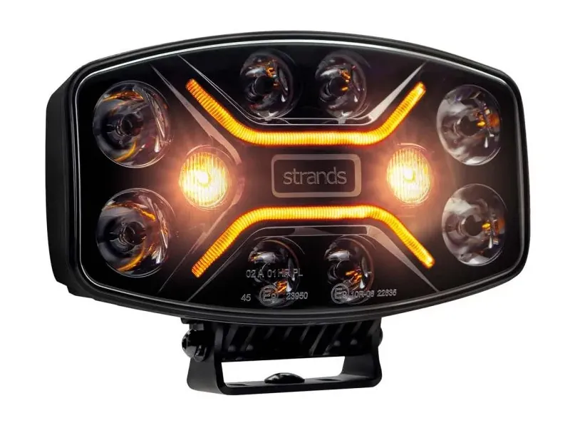 STRANDS Dark Knight Insane LED Bar Žibintas su Įspėjimo Funkcija 10500lm - Attēls 2