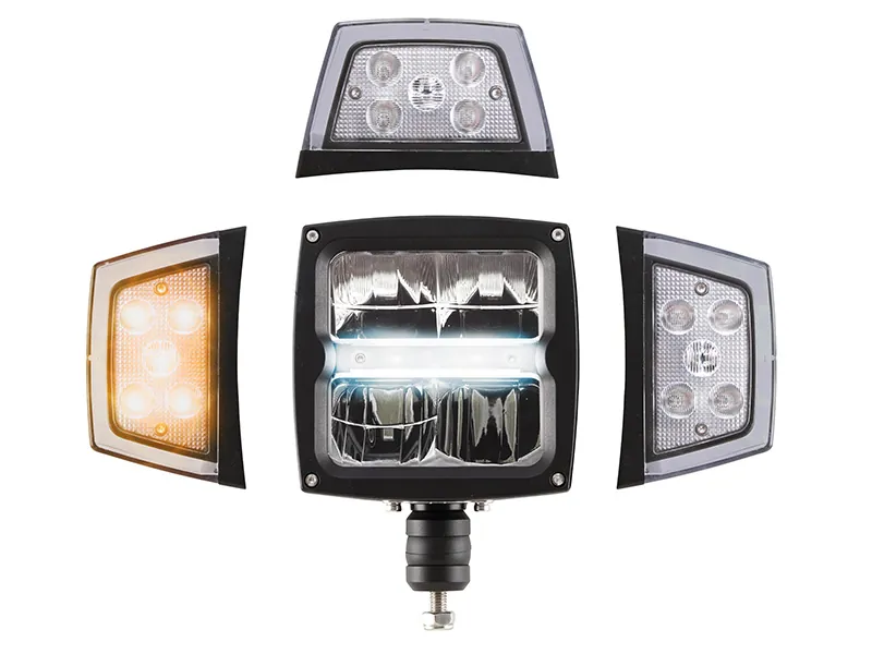 STRANDS Sniego valytuvo žibintas su šildomu lęšiu | 10-30V | 5500K | ECE R112/R7/R6 - Attēls 3