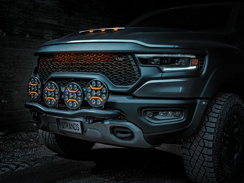 STRANDS DARK KNIGHT INTENSE LED Bar Žibintas 14000lm IP69K - Attēls 6