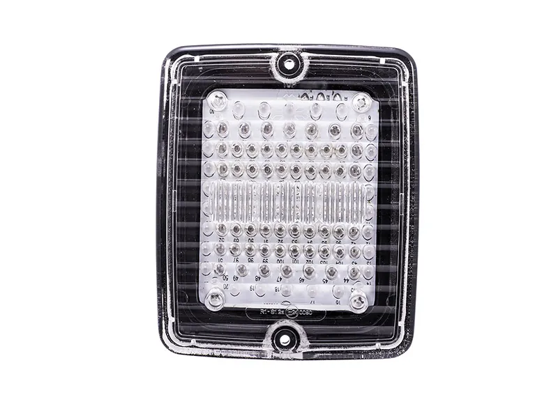STRANDS IZE LED Galinis/Stabdymo/Posūkio Signalo Žibintas - 24V, ECE R6/R7/R10 Sertifikuotas, Polikarbonato Korpusas