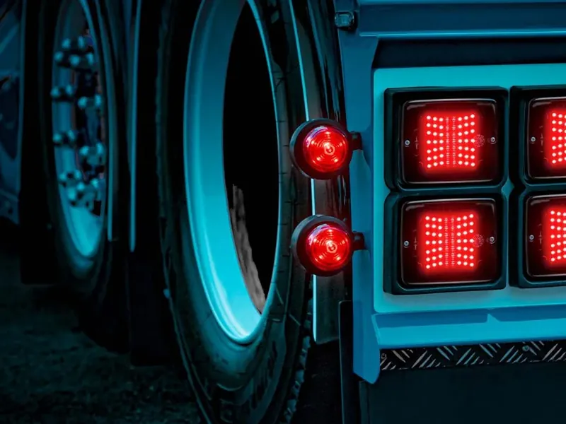 STRANDS DARK KNIGHT VIKING Pozicinis LED žibintas 6 LED 12-24V ECE R7 Patvirtintas - Attēls 4