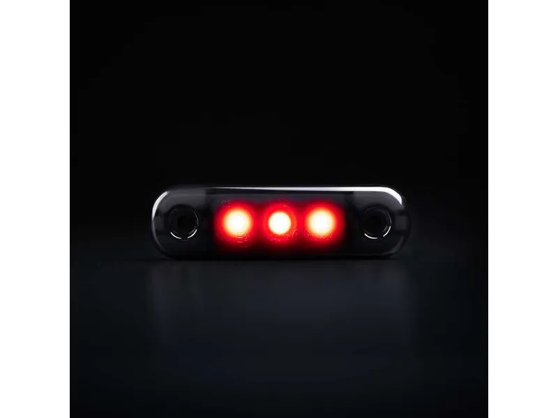 STRANDS DARK KNIGHT SUPER DARK SLIM Galinės pozicijos žibintas, 10-32V, ECE R148, R10 sertifikuotas