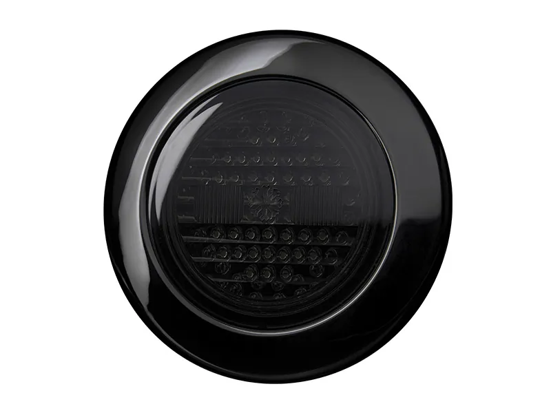 STRANDS DARK KNIGHT IZE LED Galiniai Žibintai su Stabdžių ir Posūkių Indikatoriais | 10-30V | ECE R6/R7/R48/R10