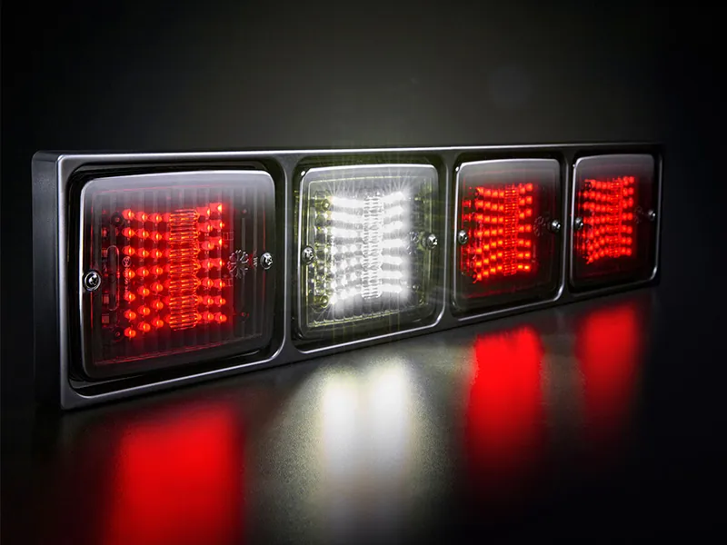 STRANDS IZE LED FRAME 4X SQUARE - Profesionalus kvadratinių žibintų montavimo rėmas - Attēls 2