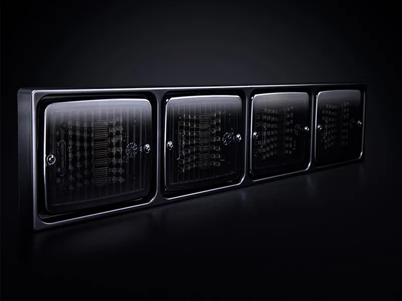 STRANDS IZE LED FRAME 4X SQUARE - Profesionalus kvadratinių žibintų montavimo rėmas - Attēls 3