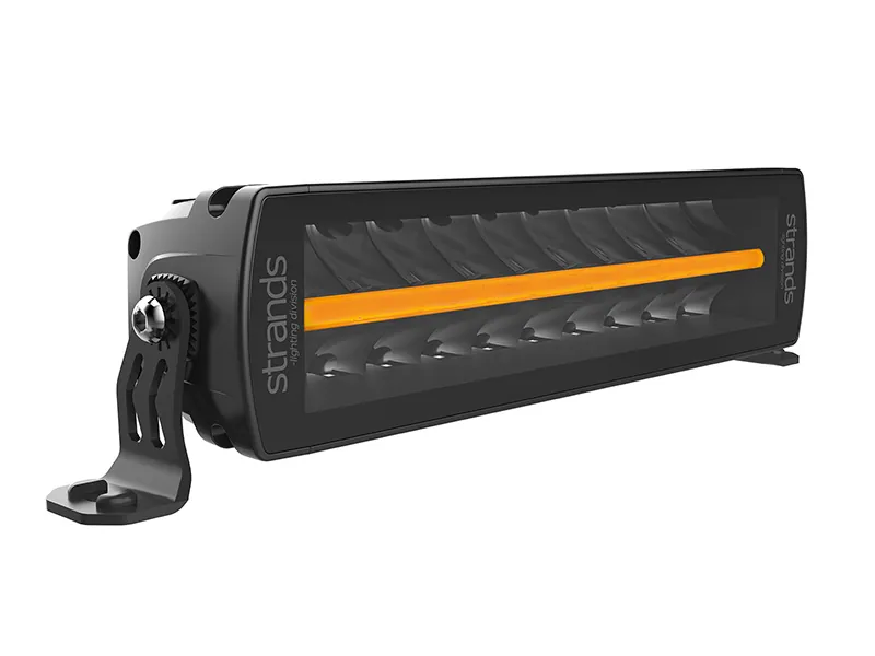 STRANDS SIBERIA RED TIGER LED BAR 12'' - 10-40V, 8000lm, ECE R10, Polikarbonatinis lęšis