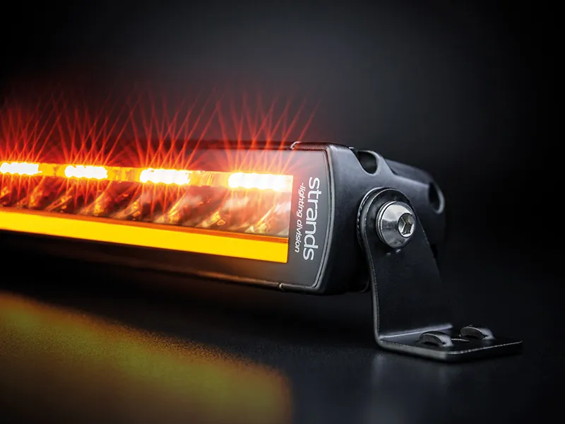 STRANDS SIBERIA NG SR 20" - Galingas perspėjimo ir važiavimo žibintas, 7560lm, 9-35V, ECE R7/R112/R65/R10 sertifikuotas - Attēls 3