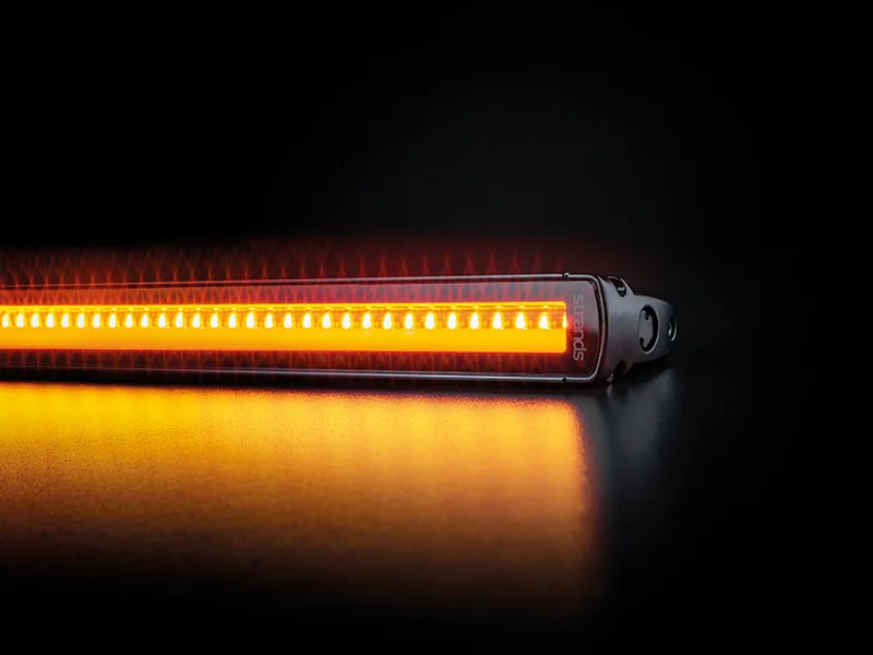 STRANDS SIBERIA LOW RIDER 10" - Ultra plonas LED žibintas su 4 funkcijomis, 10-32V, ECE R148 patvirtintas - Attēls 3