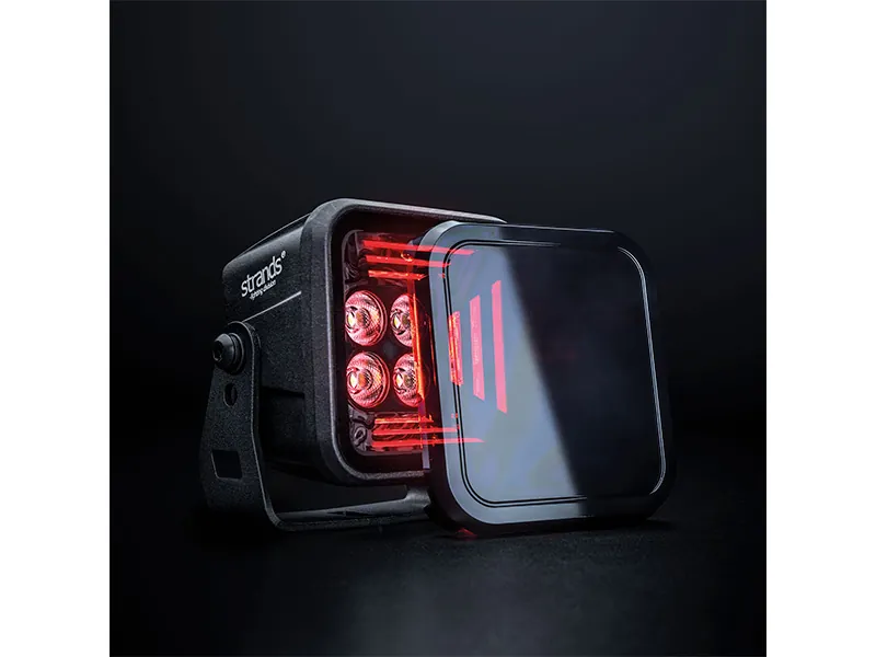 STRANDS DARK KNIGHT FORTEX WORK Darbinis LED Žibintas - 9-36V, 3900lm, ECE R10 Sertifikuotas - Attēls 3