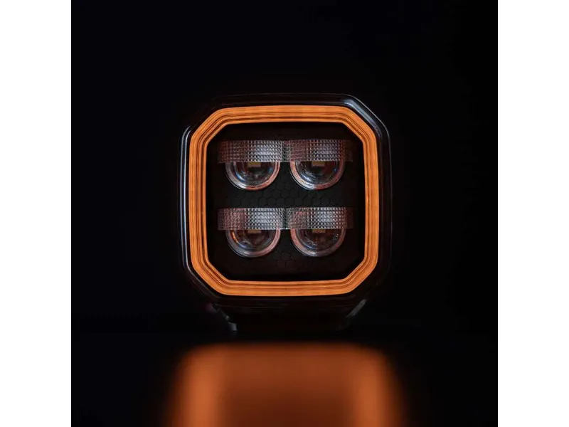 STRANDS FOR9T NO-GLARE Darbinis žibintas su raudonos ir gintarinės spalvos poziciniu apšvietimu, 7200lm, 10-48V, ECE R10 - Attēls 6
