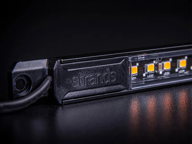STRANDS Vidinis apšvietimo LED šviestuvas AMBER 281mm, 9-32V, 480lm, ECE R10 patvirtintas - Attēls 2