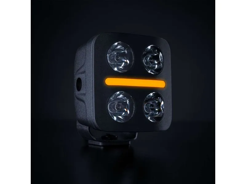 STRANDS NUUK D-LINE QBA Galingas tolimųjų šviesų žibintas su gintarine ir balta pozicine šviesa (10-32V, 3680lm)