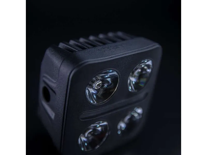 STRANDS NUUK D-LINE QB 3W/3.2W Darbinis Šviestuvas su Balta/Geltona Pozicine Šviesa, 10-32V, 3500lm - Attēls 6