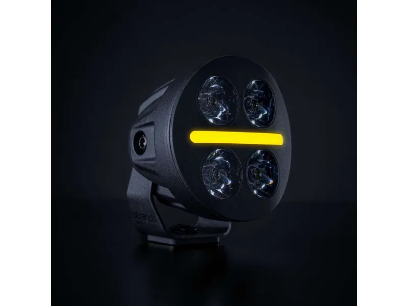 STRANDS NUUK D-LINE MC Vairavimo Žibintas su Balta ir Geltona Pozicine Šviesa, 10-32V, 2540lm, 276m