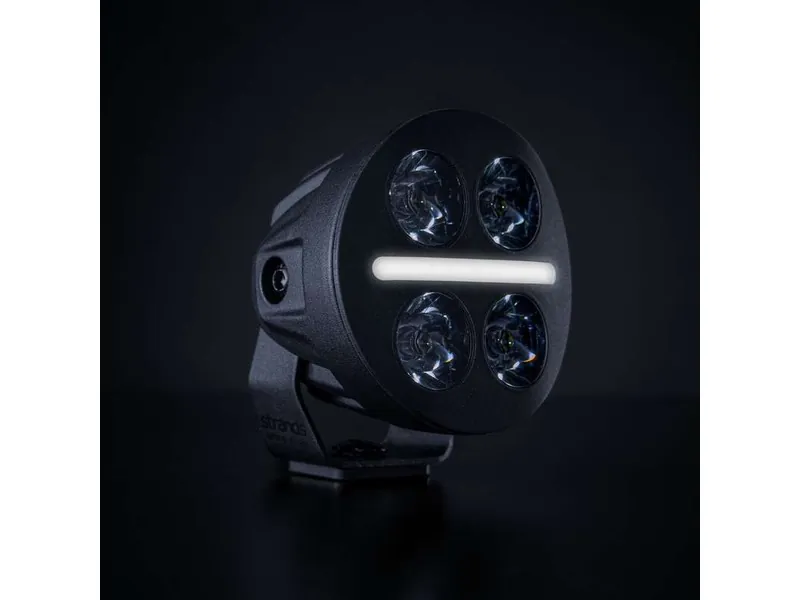 STRANDS NUUK D-LINE MC Vairavimo Žibintas su Balta ir Geltona Pozicine Šviesa, 10-32V, 2540lm, 276m - Attēls 2