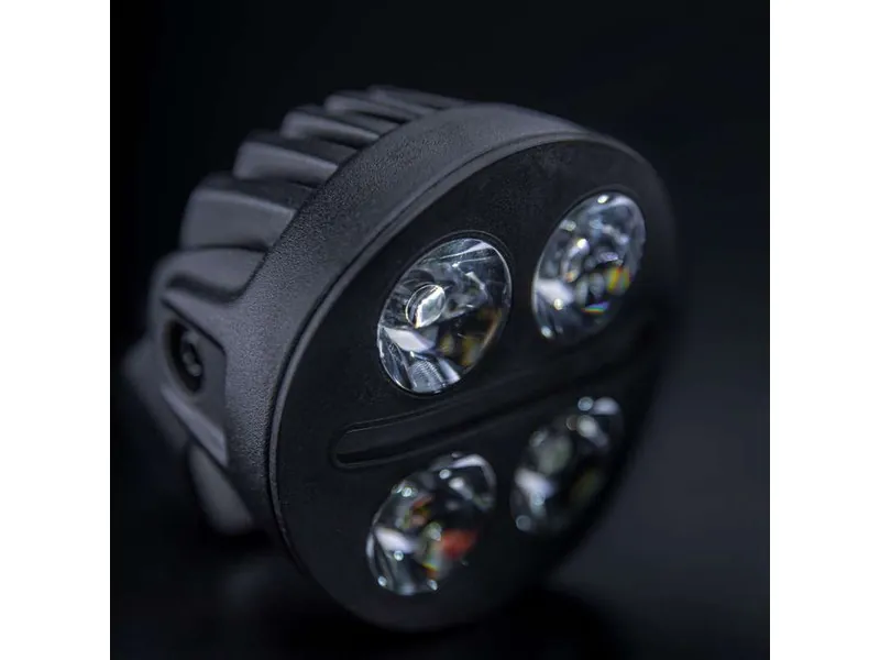 STRANDS NUUK D-LINE MC Vairavimo Žibintas su Balta ir Geltona Pozicine Šviesa, 10-32V, 2540lm, 276m - Attēls 6