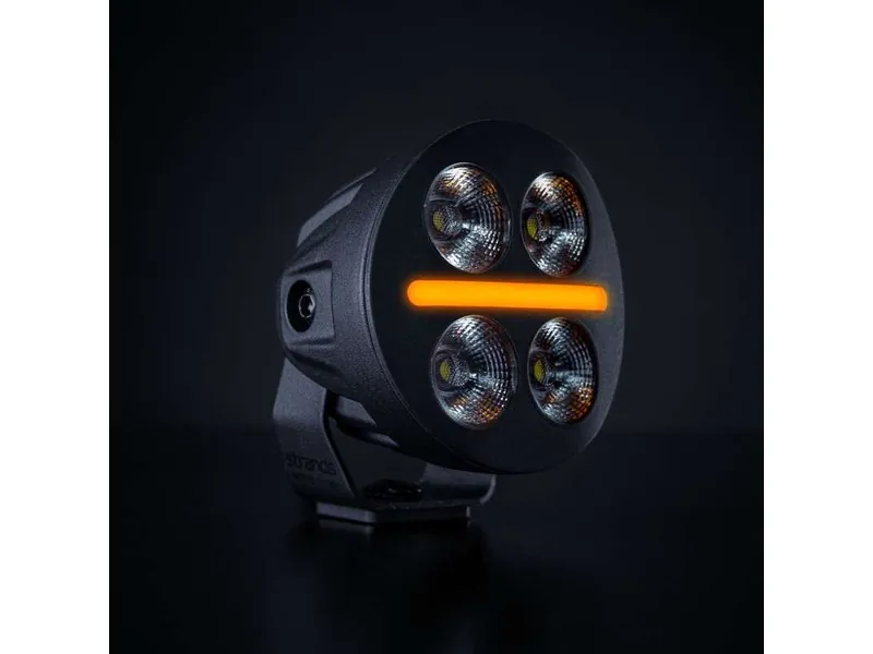 STRANDS NUUK D-LINE MC Darbinis Žibintas su Raudona-Gintarinė Pozicine Šviesa | 10-32V | 2740lm | 5700K